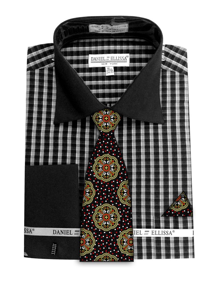 dress shirt with tie set