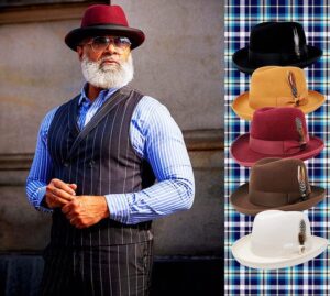 Godfather hats in colors