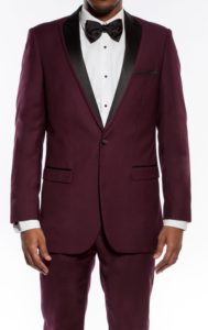 Burgundy Prom Suit