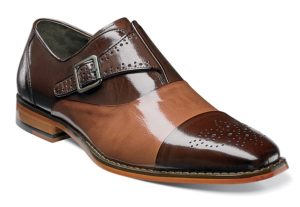 Brown and Tan Stacy Adams Men's Shoes