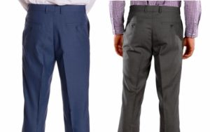 slim fit suit pants example