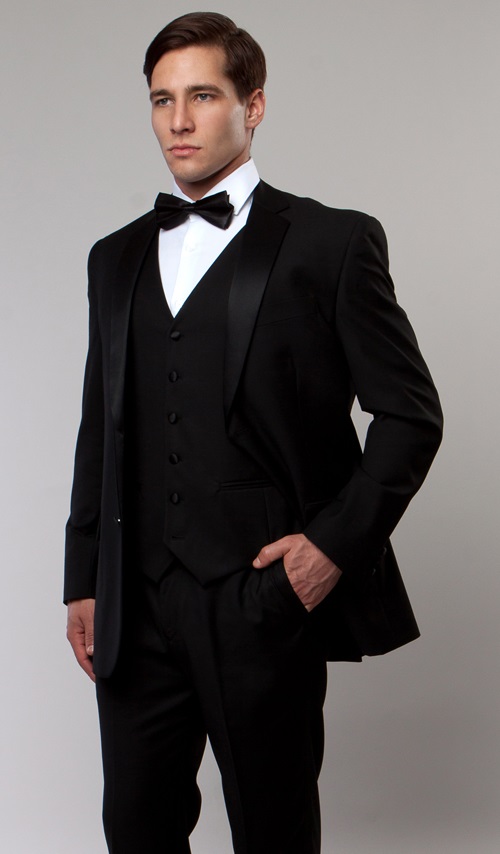Black Tuxedo Wedding Suit