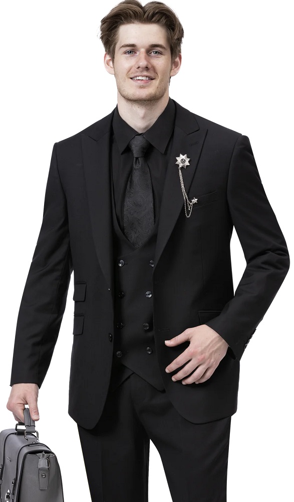 black suits for men