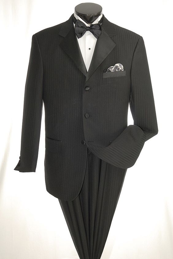 Classic black tuxedo for wedding