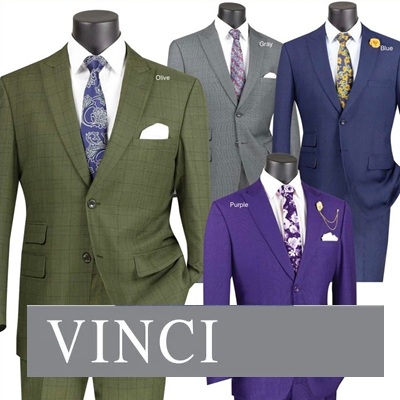 Vinci suits for sale at ContempoSuits.com.